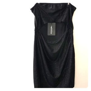 PrettyLittleThing Black Party Dress